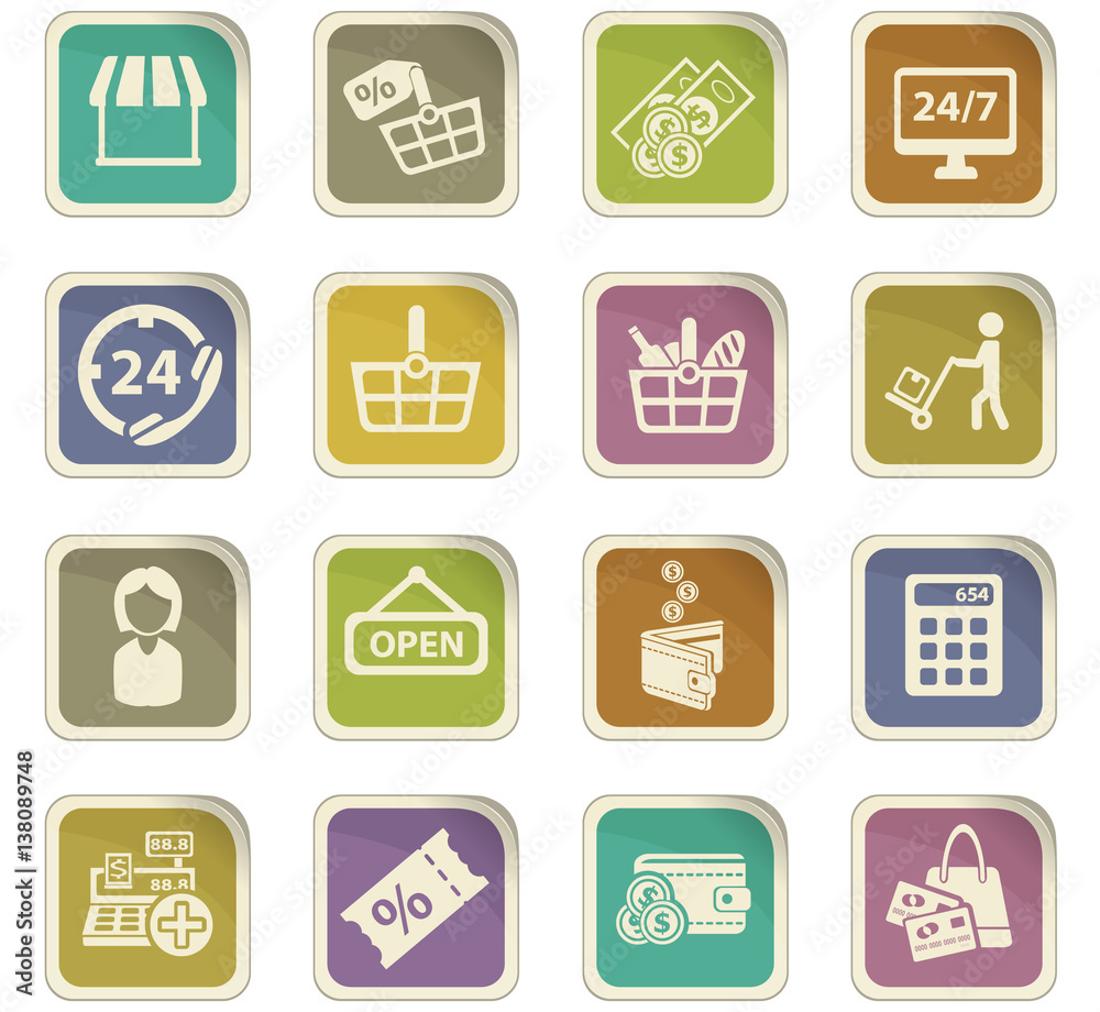 e-commerce icon set