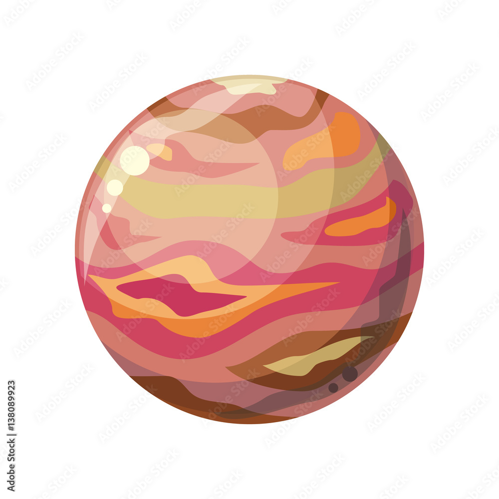 Planet Jupiter Icon Planet Jupiter Icon