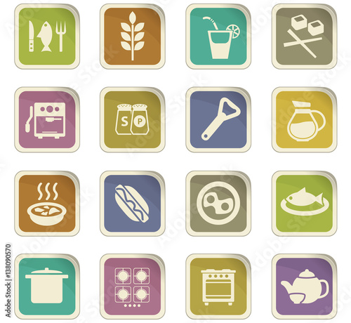 kitchen icon set