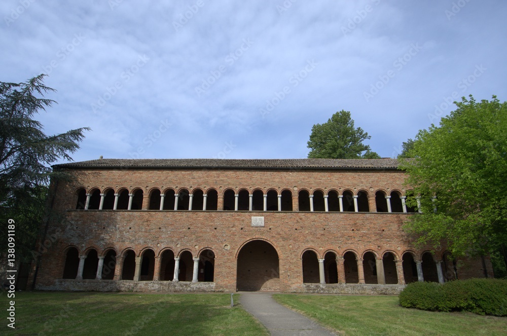Pomposa Abbey in Italy
