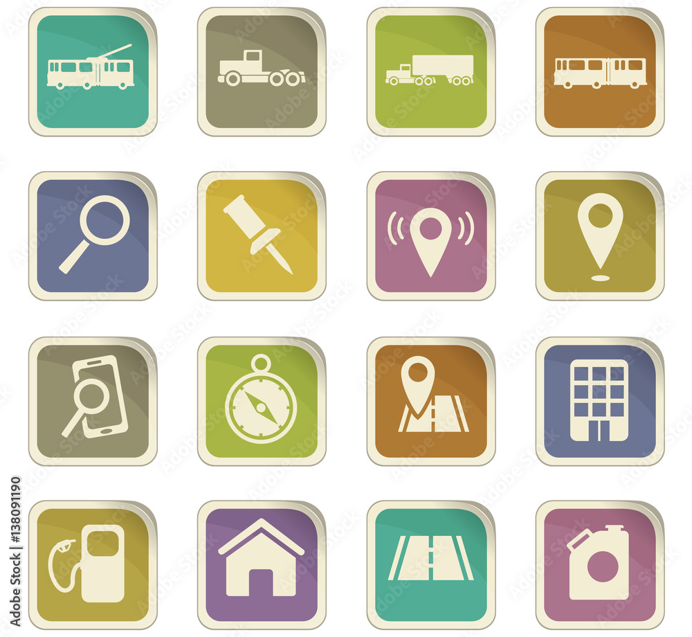 navigation icon set navigation icon set