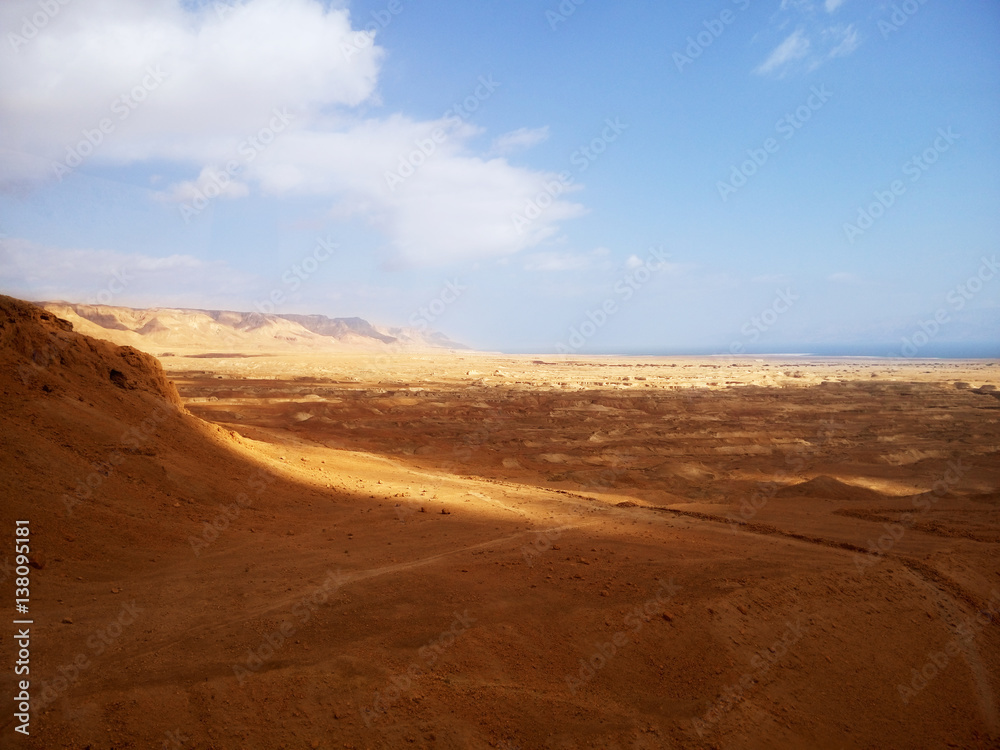 Desert and the Dead Sea in Israel