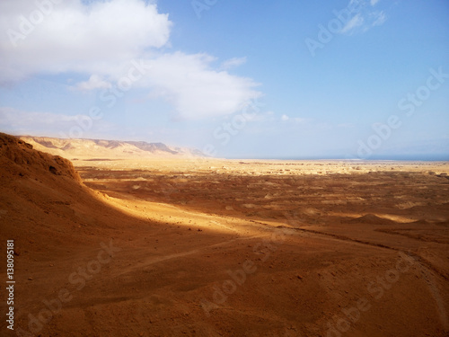 Desert and the Dead Sea in Israel