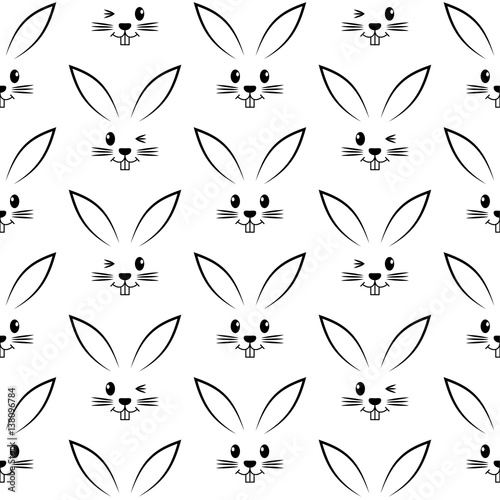 Easter seamless pattern © nonikastar
