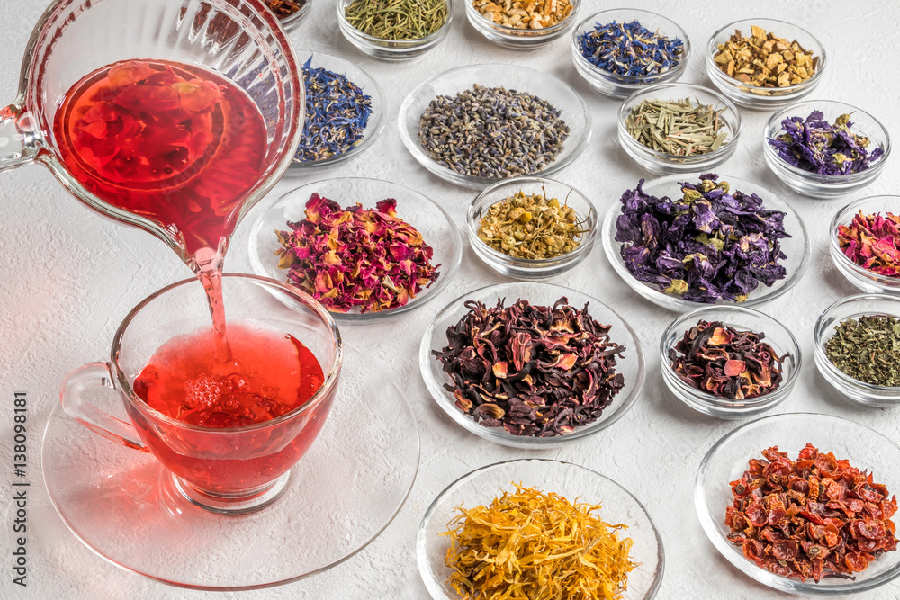 きれいになるハーブティー Colorful blend herb tea