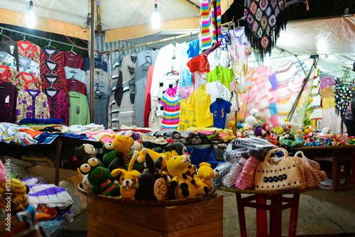 closet shop at Night Market Da Lat, Vietnam