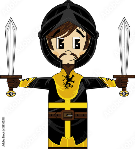 Cartoon Medieval Knight