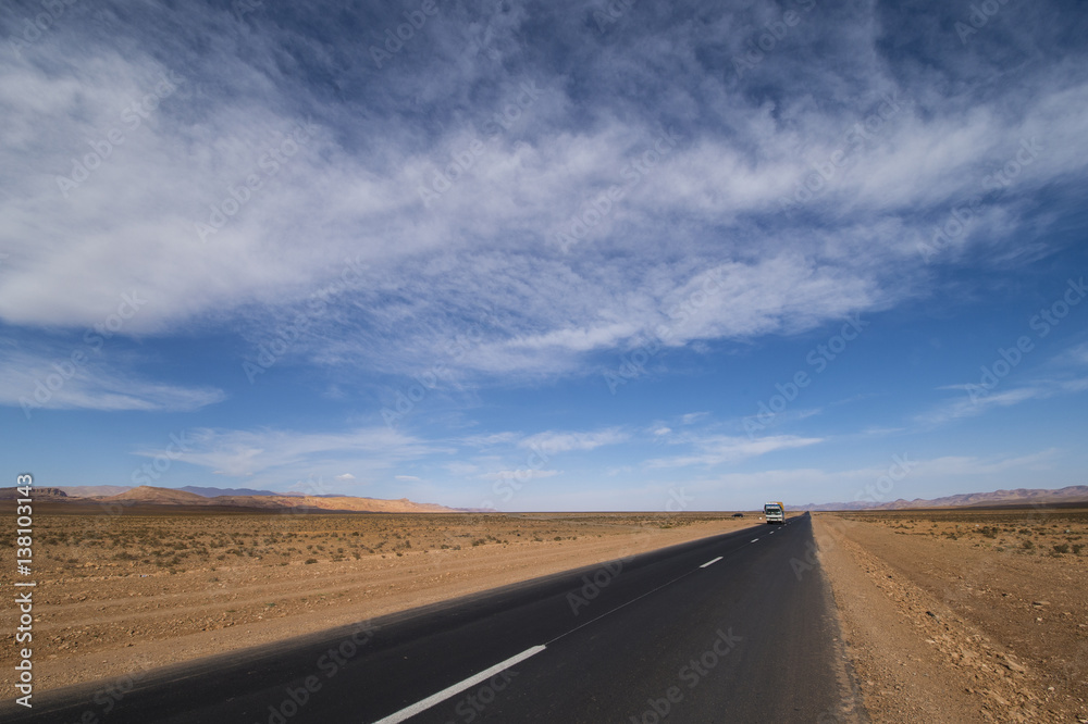 Naklejka premium On the road - Morocco adventure