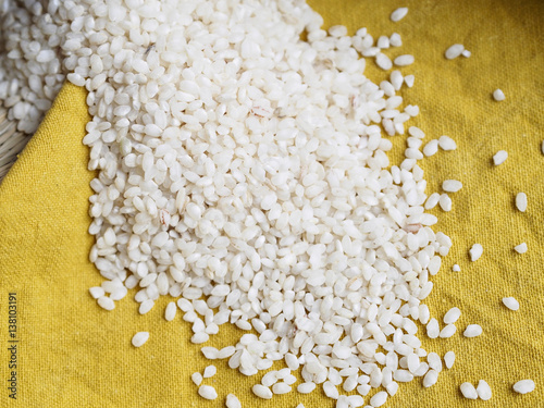 Photos Raw bomba white rice