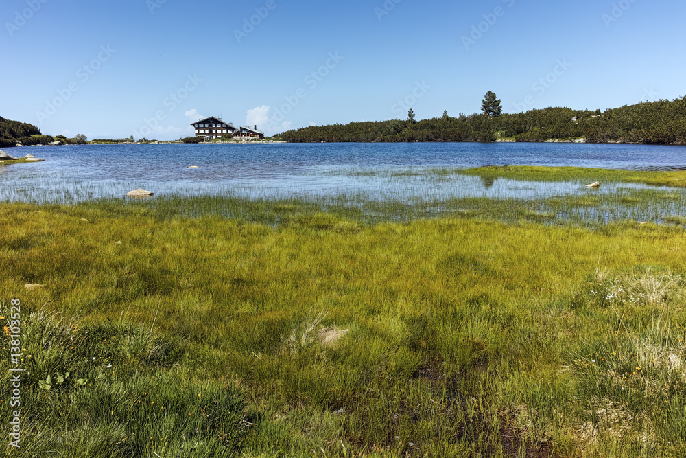 Panorama around Bezbog lake, Pirin Mountain, Bulgaria