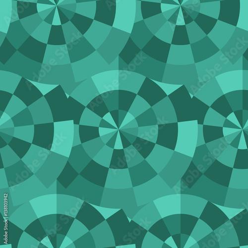 Vector seamless mosaic pattern. Colorful endless tessellated background.