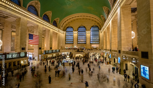 Interior of Grand Central Station in New York photo