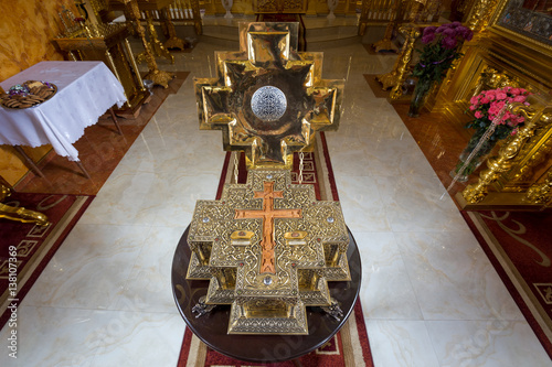 Reliquary in church photo