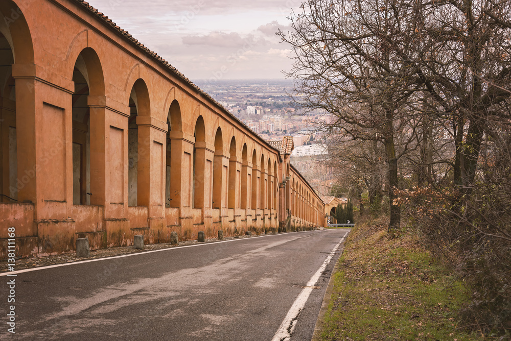 Bologna covered portico