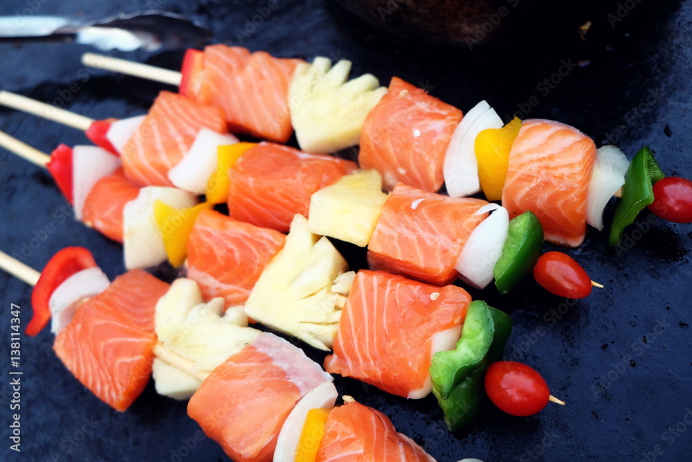 Bar-B-Q,Barbeque Grill ,barbecue,Street Food in thailand