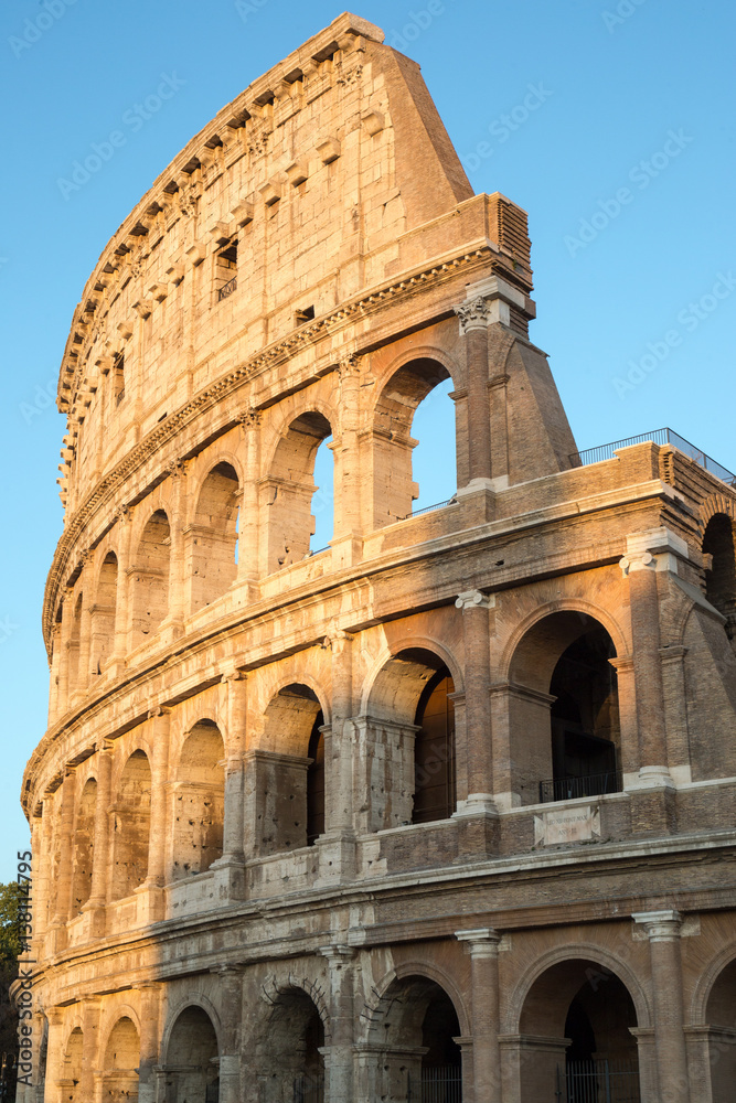 Colosseum of Rome at Dusk