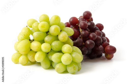 Rote und grüne Weintrauben