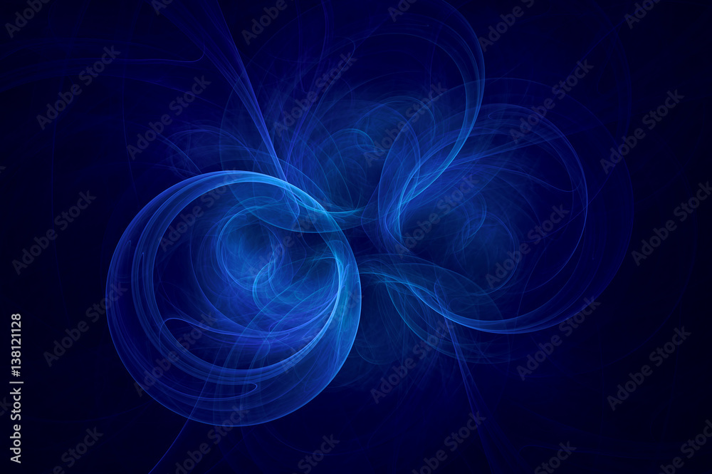 3D rendering abstract fractal light background 3D rendering abstract fractal light background