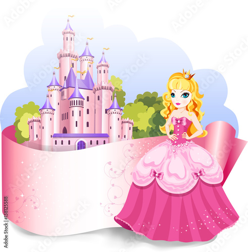 Princess design element.