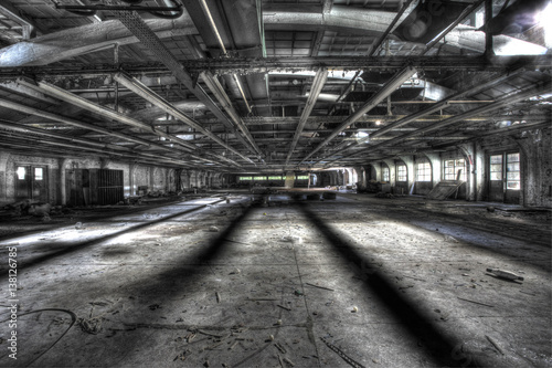 Abandoned textile factory