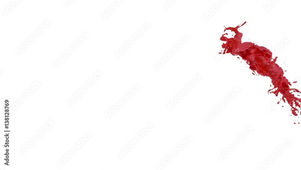 red flow liquid like paint moves in slow motion . 3d render fluid cg slow motion with alpha matte, full hd. Simulated and rendered with very high detail. Ver 1 red flow liquid like paint moves in slow motion . 3d render fluid cg slow motion with alpha matte, full hd. Simulated and rendered with very high detail. Ver 1
