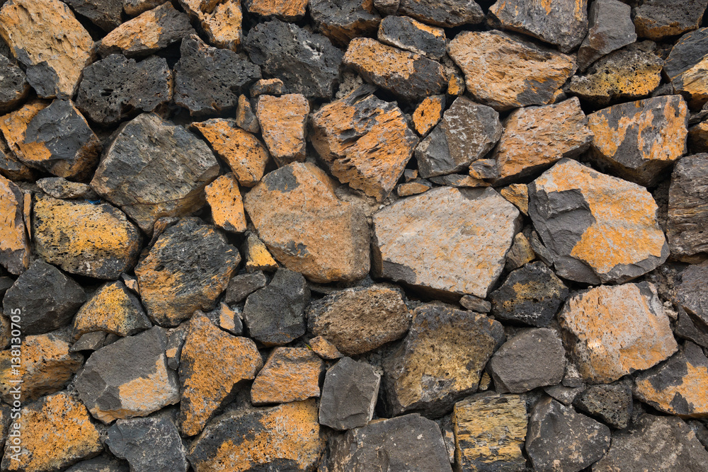 Fototapeta premium Part of Medieval stone wall