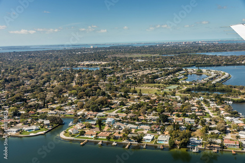 Aerial view of downtown St. Petersburg, Florida photo