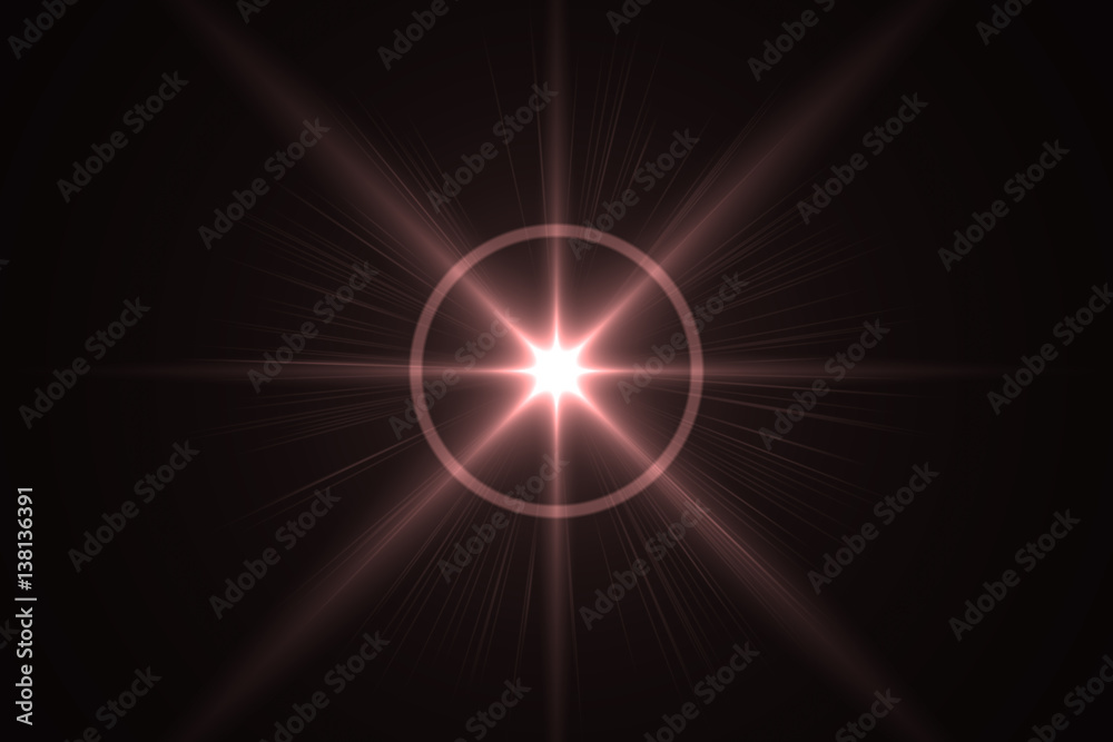 Abstract laser streak light on black background (super high resolution)