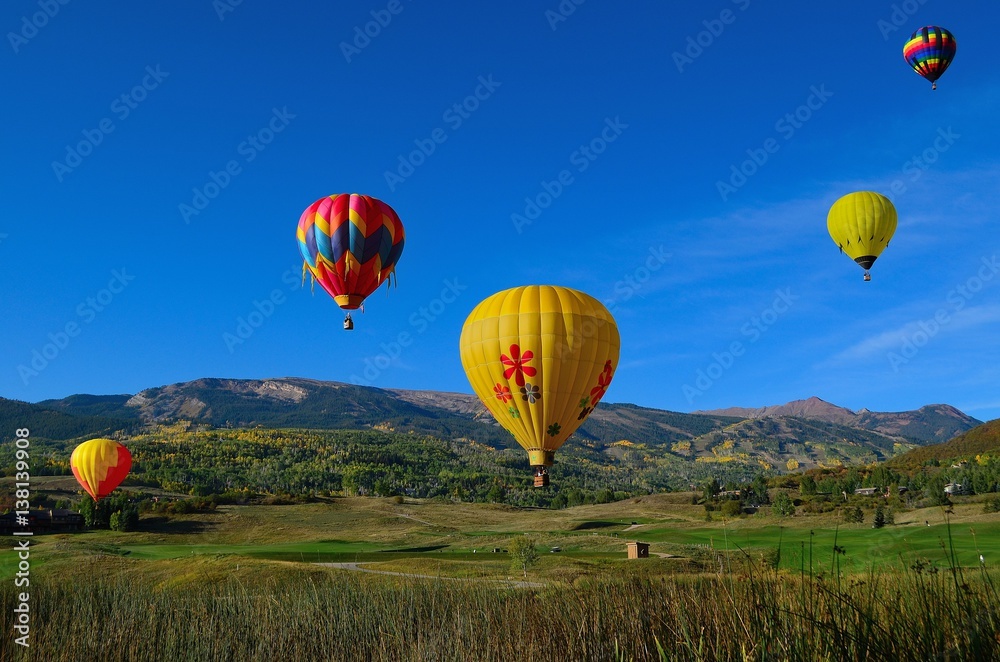 Obraz premium Snowmass Balloon Festival Colorado