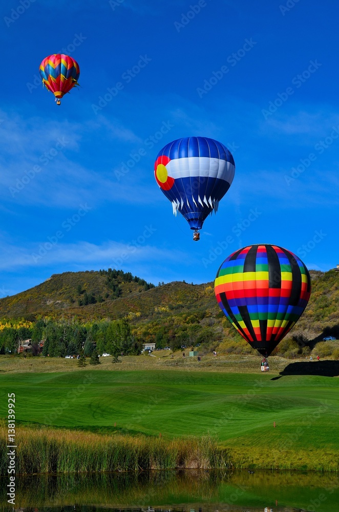 Obraz premium Snowmass Balloon Festival Colorado