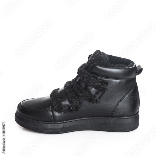 winter shoes footwear leather boots fur eco leather friendly fur