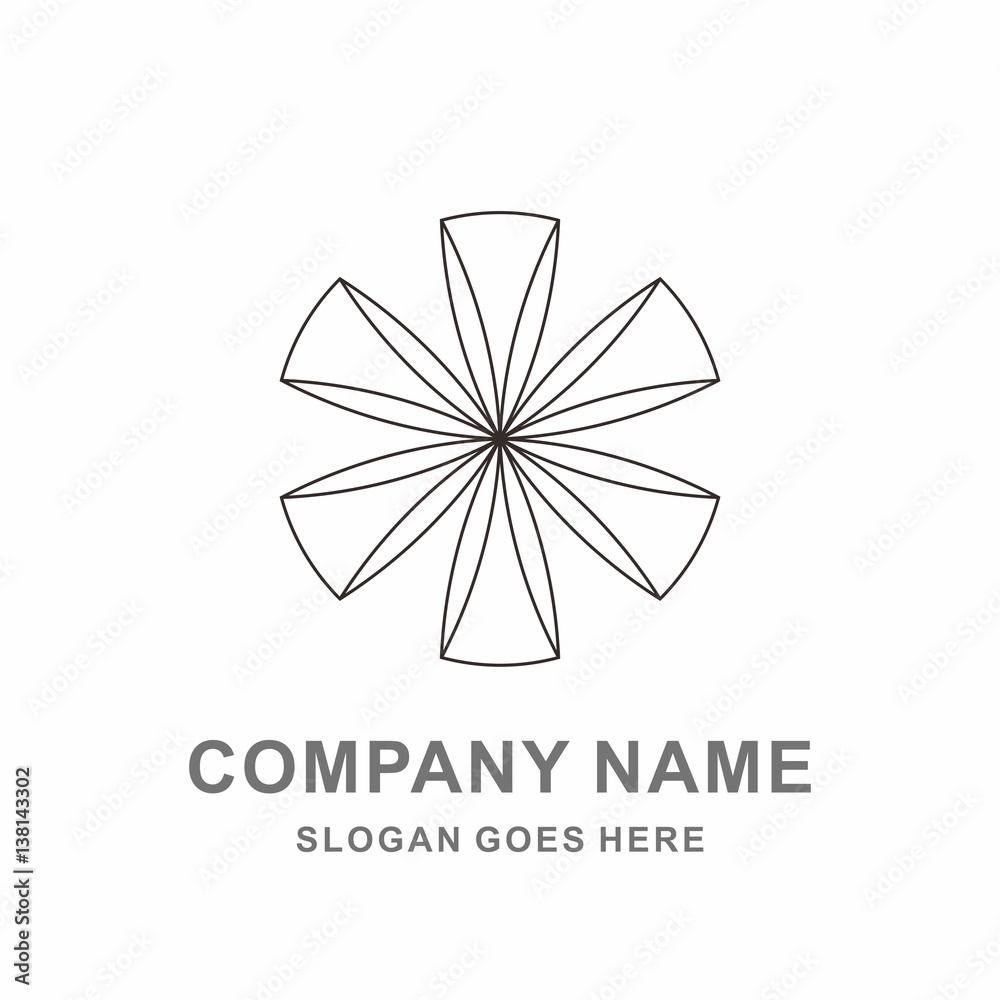 Geometric Flowers Circular Spirograph Beauty Cosmetic Fashion Business Company Stock Vector Logo Design Template Geometric Flowers Circular Spirograph Beauty Cosmetic Fashion Business Company Stock Vector Logo Design Template
