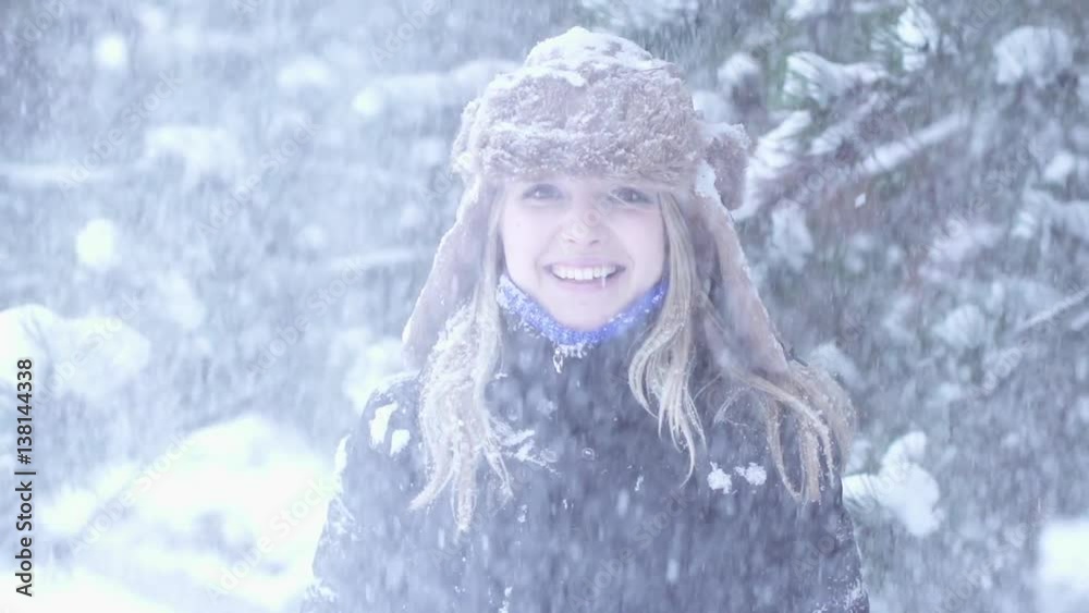 young women enjoying snow outdoors, shot on red epic young women enjoying snow outdoors, shot on red epic