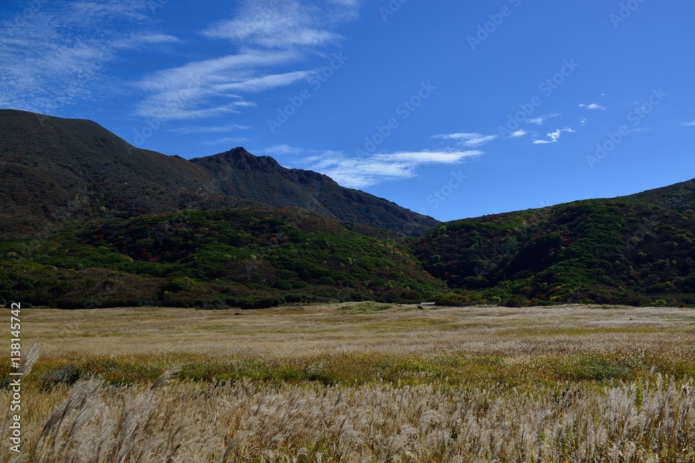Fototapeta premium くじゅう連山