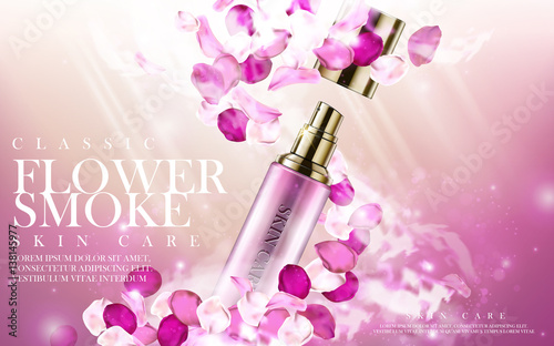 flower skincare product