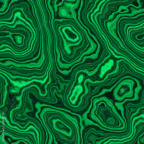 Seamless malachite pattern  
 photo