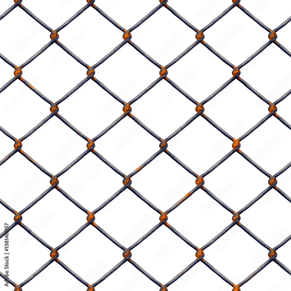 Fototapeta premium Seamless rusty Rabitz pattern 