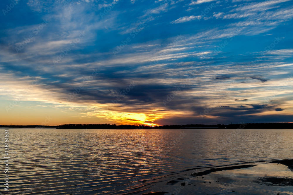 Obraz premium Oklahoma Sunset