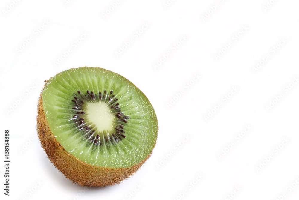 Fresh Kiwifruit on White Background Fresh Kiwifruit on White Background