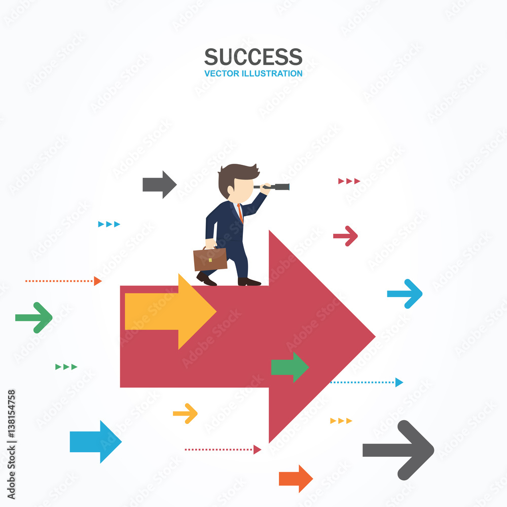 Searching for opportunities. Success Concept.