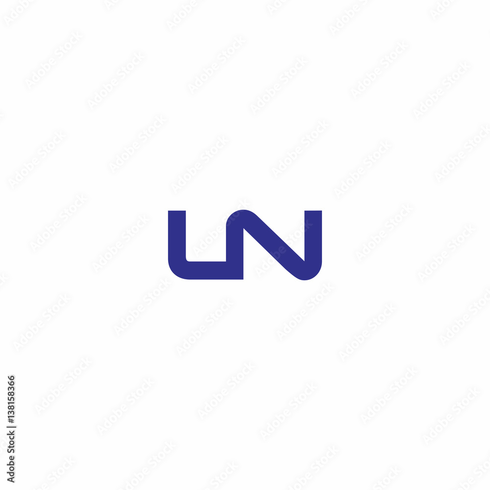 U N Letter Logo Vector U N Letter Logo Vector