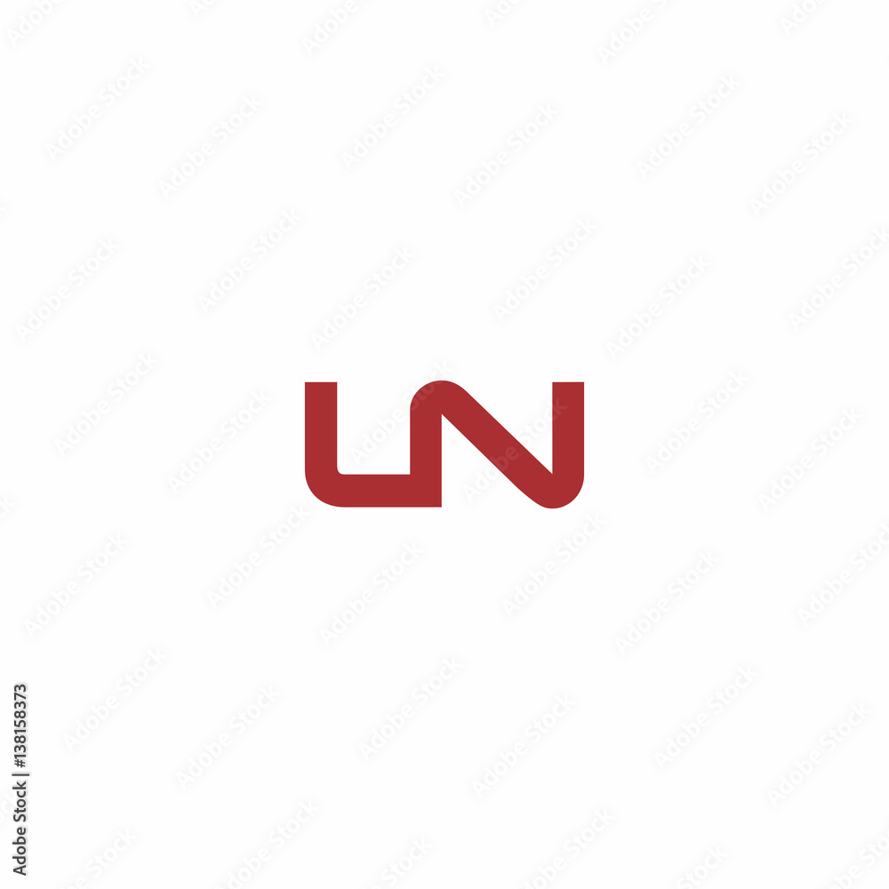 U N Letter Logo Vector U N Letter Logo Vector