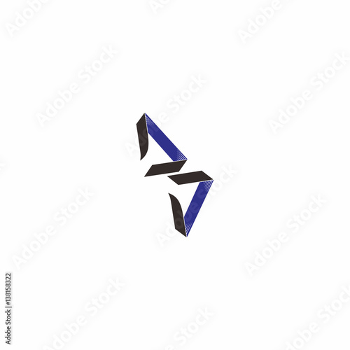 B Letter Abstract Logo Vector