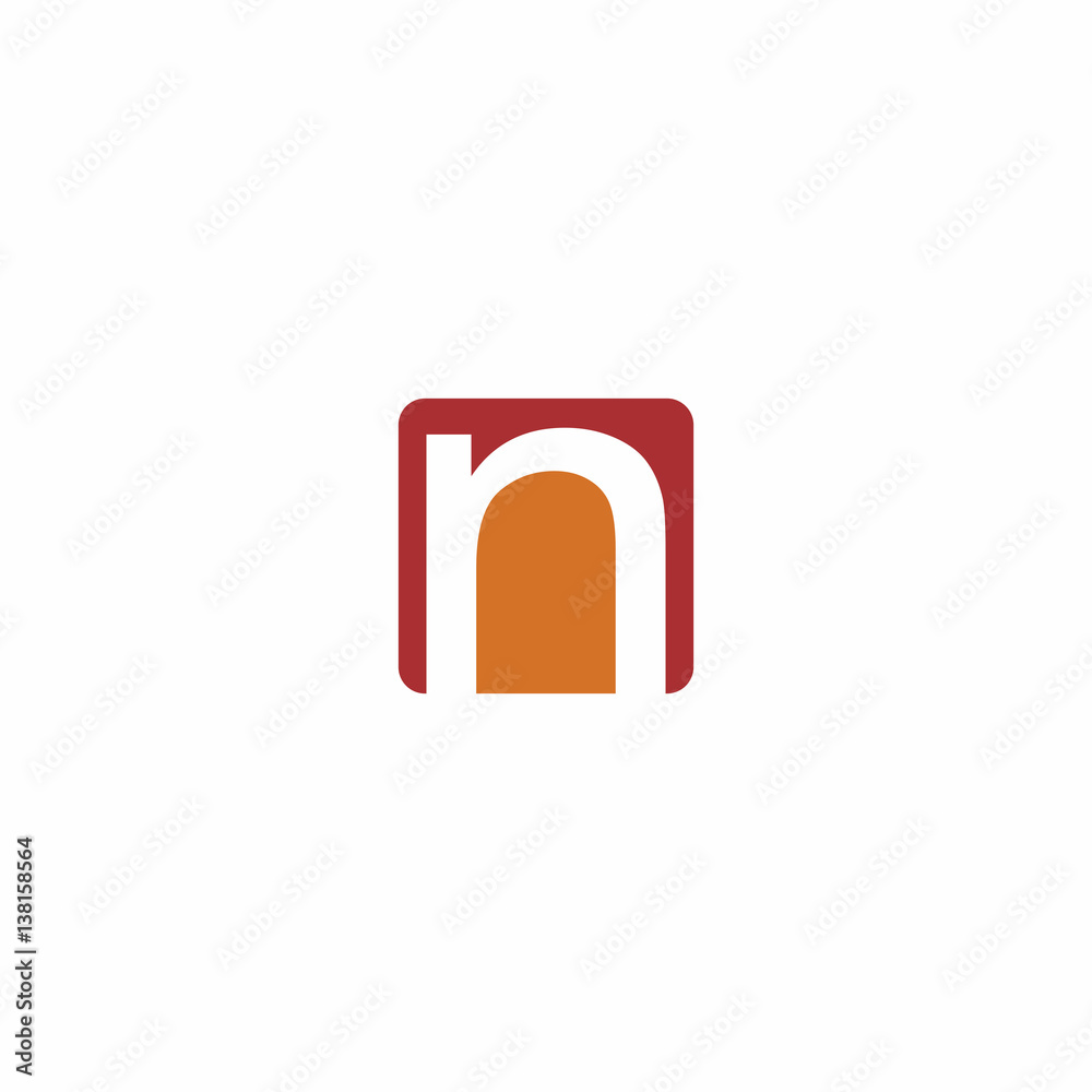 n letter in square logo n letter in square logo