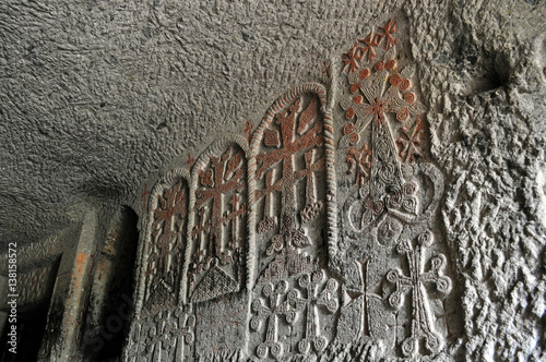 stone carving in Armenian monastery