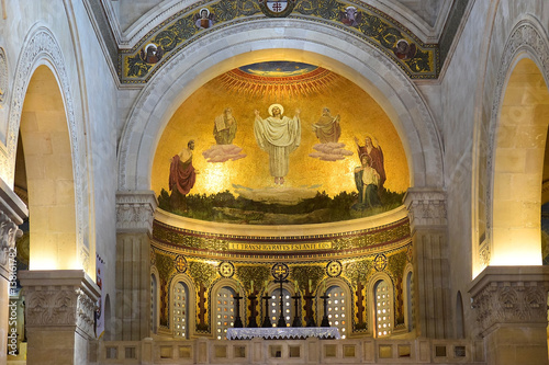 Church of the Transfiguration, Mount Tabor, Galilee, Israel photo