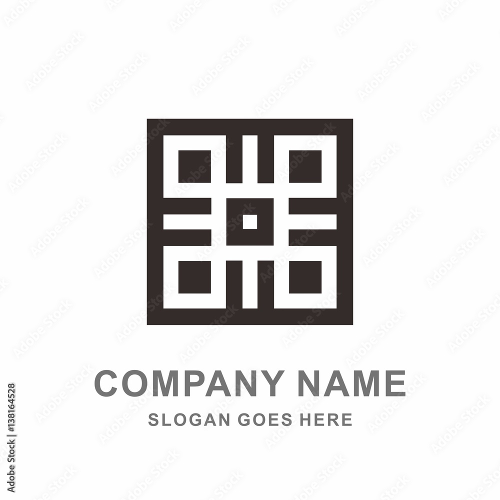 Geometric Square Cross Morocco Pattern Interior Motif Decoration Business Company Stock Vector Logo Design Template Geometric Square Cross Morocco Pattern Interior Motif Decoration Business Company Stock Vector Logo Design Template