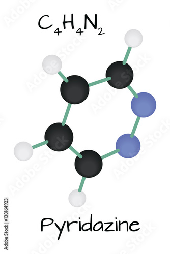 molecule C4H4N2 Pyridazine photo