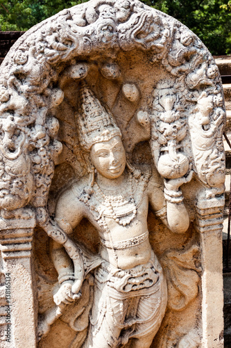 The semi-relief figure of the Naga-Raja