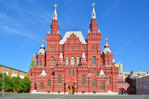 Moscow. The building of the Historical Museum on Red square